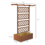 Wooden PlanterFlower shelf,Wooden Garden Trellis 12527710