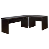 Cappuccino Floating Top Computer Desk B062P153858