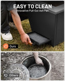 Cyberpit One Pro 25 inch Smokeless Fire Pit, Wood places w/Pull-Out Ash Pan, Portable W944P272791