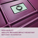 Luggage Sets ABSPC Hardshell 4pcs Luggage Hardside Lightweight Durable sets Spinner Wheels W1689P207671