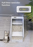 ZNTS Smart Cat Litter Box Cat Litter Box Wide Opening W1264P175898