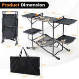 Portable outdoor barbecue table 43234146