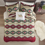 Full/Queen Down Alternative Comforter Set with Throw Pillow B035P148495