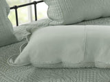 6 Piece Reversible Scalloped Edge Daybed Cover Set Seafoam Daybed B03597554
