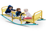 Kindergarten Children Outdoor Rocking Horse Outdoor Park Playground Equipment Double Or Triple W1408P280673
