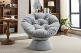 Oversized Swivel Accent Chair, 360 Swivel Barrel Chair, Papasan Chair for Living Room Bedroom W1752P172290
