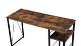Vadna Weathered Oak & Black Finish Writing Desk B2726P278580