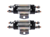 Set of 2 Solenoid Fit for Yamaha G1 Gas Golf Cart 12V 6 Terminal 12 Volt 100A 2-Cycle Gas 94880707