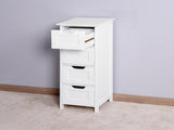 White Bathroom Storage Cabinet, Cabinet with Drawers 42265539