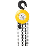 Chain hoist 6600lbs 3T capacity 10ft wIth 2 heavy duty hooks,Manual chain hoist steel W46557614