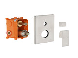 3 Way Outlet Function Solid Brass Shower Diverter Valve Mixer Rough-In Shower Handle Valve Kit W2287P184277