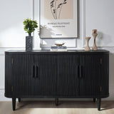 Accent Storage Cabinet, Modern Accent Buffet Cabinet Adjustable Shelves, Freestanding Sideboard W2729P202565