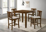 Beautiful Cherry Color Counter Height 2Pc Dining Pub Height Chairs Dining Room Wooden Furniture B011P232904