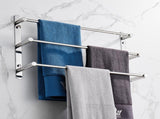 THREE Stagger Layers Towel Rack SUS304 Stainless Steel Hand Polishing Mirror Polished Finished 63717973