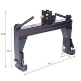 Tractor Quick Hitch ,3-Point Quick Hitch, capacity 3000 LBS,black color W46549834
