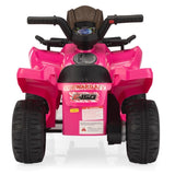 6V Kids Ride-On ATV Car, Powered 4-Wheeler Quad w/ Music Horn USB MP3, 1.9 MPH Max Speed, Electric W2181P190017