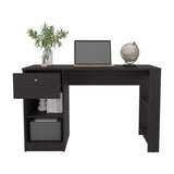 120-Home 47" Wide One Drawer Desk , Four Shelves, Writting Desk, Gamer Desk, Home Office, Living B200P253741