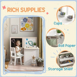 White 3 in 1 Kids Table and Chair Set 26880978