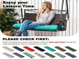 Outdoor Bench Cushion, 60 20 4 Inch, Tufted Waterproof Swing Cushion with Ties, for Patio Bench 56219919