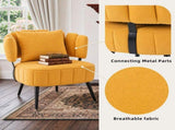 Decorative armchair with a spring seat cushion and slipcover, Chenille living room tub chair, W5188P462022