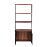 Sara Walnut & Sandy Black Finish Bookshelf B2726P256445