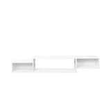 65.35in Wall Mounted Floating TV Stand with 20 Color LEDs and Charging Station W331P242457