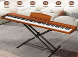 GPP-107 88 Key Full Size Semi-Weighted Standard Keyboards Wooden Digital 79140505