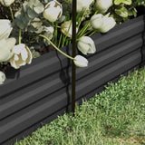 Gray Raised Garden Bed with Crop Cage and Shade Cloth 90.5" W x 43.25" D x 43.25" H 77136528