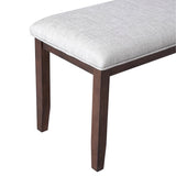 Upholstered Bench for Bedroom End of Bed,38-inch Entryway Bench for Living Room,Dining Bench with N752P271804C