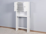 Bathroom Wooden Storage Cabinet Over-The-Toilet Space Saver with a Adjustable Shelf 23.62x7.72x67.32 W40935619