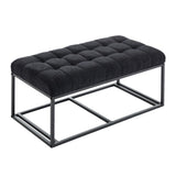Storage Ottoman Bench, Foot Rest with Legs, 16 x 30 x 16.1 Inches, End of Bed Bench, Storage Chest, W2725P220187