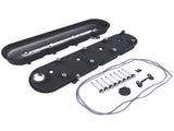 Black Cast Aluminum Tall LS Valve Covers with Coil Mounts For GM LS1 LS2 LS3 80869958