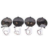 4Pcs LED Tail Lights Brake Lights Black Fit for Chevy Corvette C6 Coupe 2005-2013 2801188 15279751 56863677