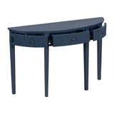 U-Style Distinctive Features of Pine Veneer Console Table with Vertical Stripe Drawer Fronts and N711P173099V
