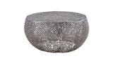 T3502-32 Round Coffee Table in Silver B009140727