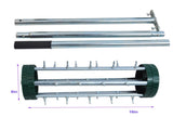 Heavy Duty Rolling Lawn Aerator,Rolling Lawn Aerator, Rotary Push Tine Spike Soil Lawn Aerator 06066024