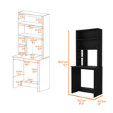 Ruan XL Shoe Rack, Mirror, Five Interior Shelves, Single Door Cabinet B128P148801