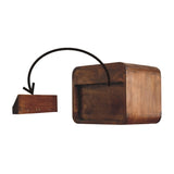 Artisan Furniture Solid Wood Floating Mini Chestnut nightstand B182P280789