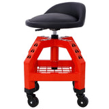Pneumatic 360 Degree Swivel Mechanics Rolling Creeper Seat, Heavy Duty Rolling Mechanics 85069298