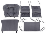 Glider Rocker Replacement Cushions with Storage Pocket, 5PCS, Soft Velvet Thickened, Washable 82994434
