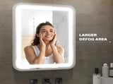 Bathroom Vanity Mirror with Light for Wall Smart LED 3224 Frame Makeup Mirror for Over Sink 84595841
