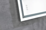 LED Bathroom Mirror 40 "x 28" with Front and Backlight, Large Dimmable Wall Mirrors with Anti-Fog, W928P177828