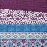 Twin/Twin XL Reversible Quilt Set with Throw Pillows B03596118