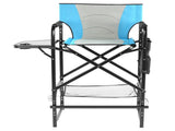 31" Tall Directors Chair with Footrest, 4Portable Bar Height Folding 89119970