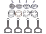 Set of 4 Connecting Rod & Piston Kit For Hyundai Accent Kia Rio 1.6L 2012-2017 230412B600 235102B010 84745818