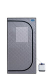 Portable Grey Mini Plus style Steam Sauna tentPersonal Home Spa, with Steam Generator, Remote W782124169