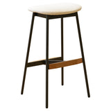 Modern Set of 2 Bar Stools Comfortable & Stylish Counter Height and Bar Height Bar Stools,Soft W2105P145999