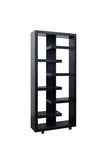 Laurel Canyon 80 inch high Bookshelf, No Assembly Required, Clove Finish B108P292284