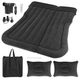 ZNTS Air Mattress,SUV Air Mattress Thickened Camping Bed Cushion with Pillow Air Pump Storage Bag PVC 94429117