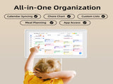 Digital Calendar,15.6-inch Digital Wall Planner & Chore Chart, Touchscreen Family Organizer for 48805535